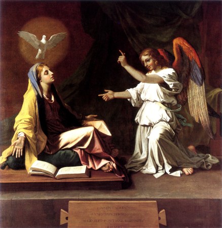 Annunciation Nicolas Poussin