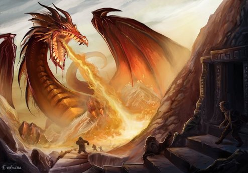 smaug_the_dragon_by_evolvana-d6qohvt