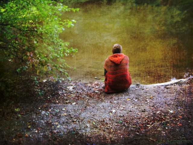 Sitting in Silence by Alice Popkorn