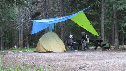 Camping Mosquito creek w Fred 2015