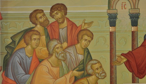 Apostles receiving communion