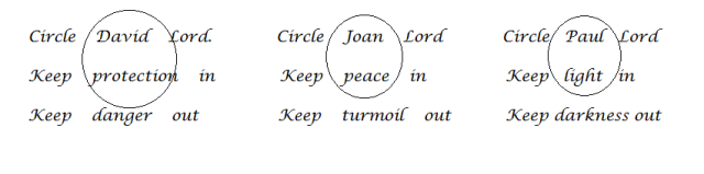 second triple circle prayer